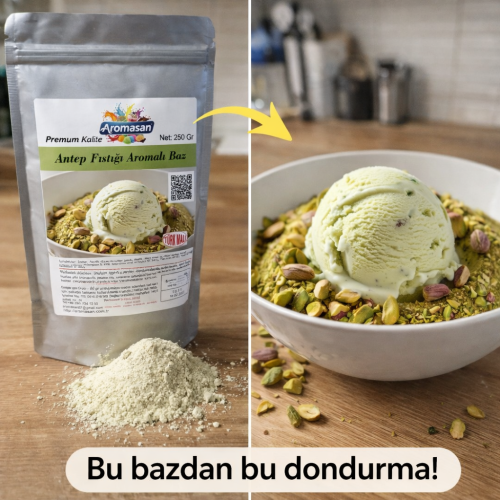 قاعدة آيس كريم الفستق 250 جرام ürün görseli