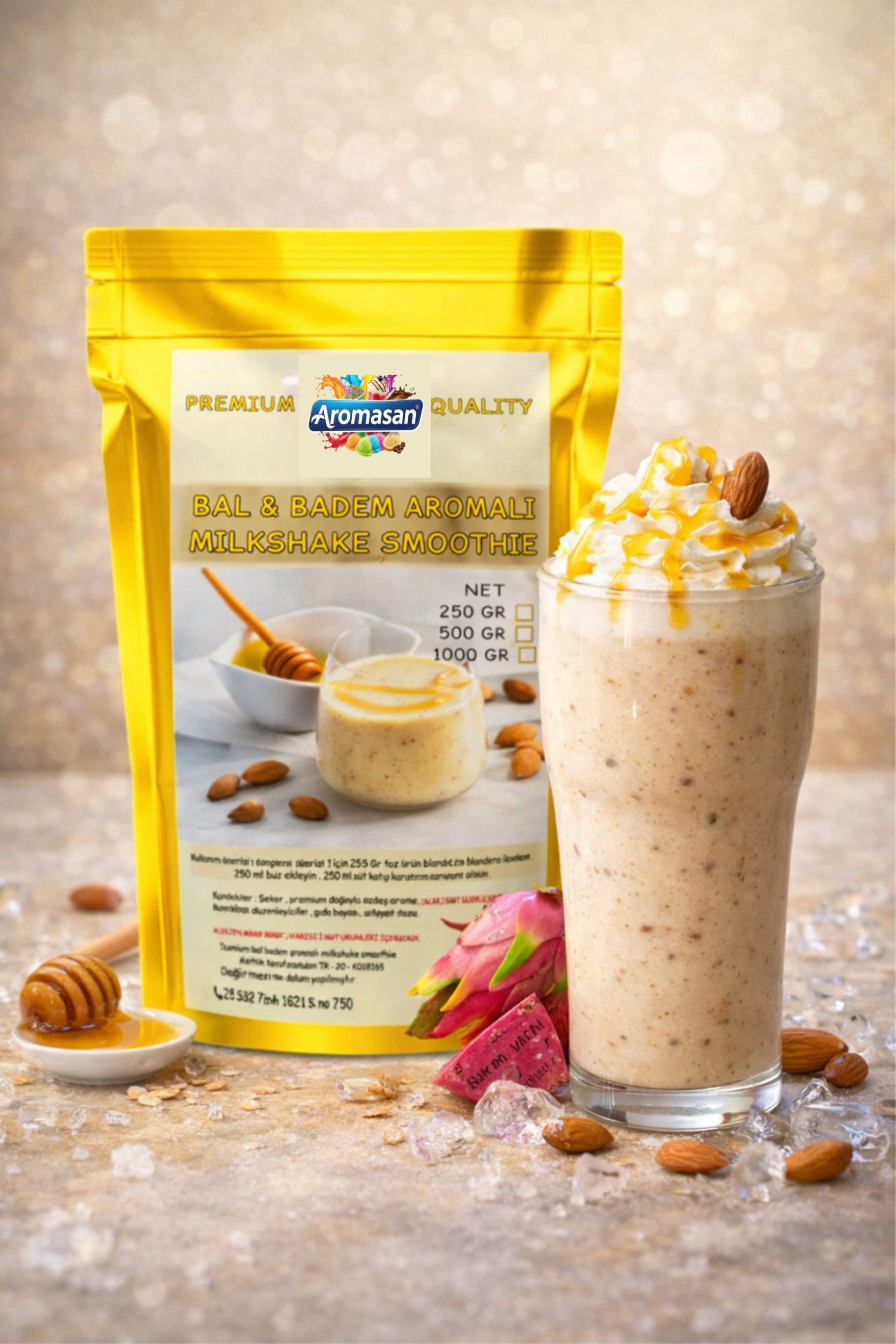 Bal Badem Aromalı Milkshake Smootie ozu 1 kg Kafe Serisi ürün görseli