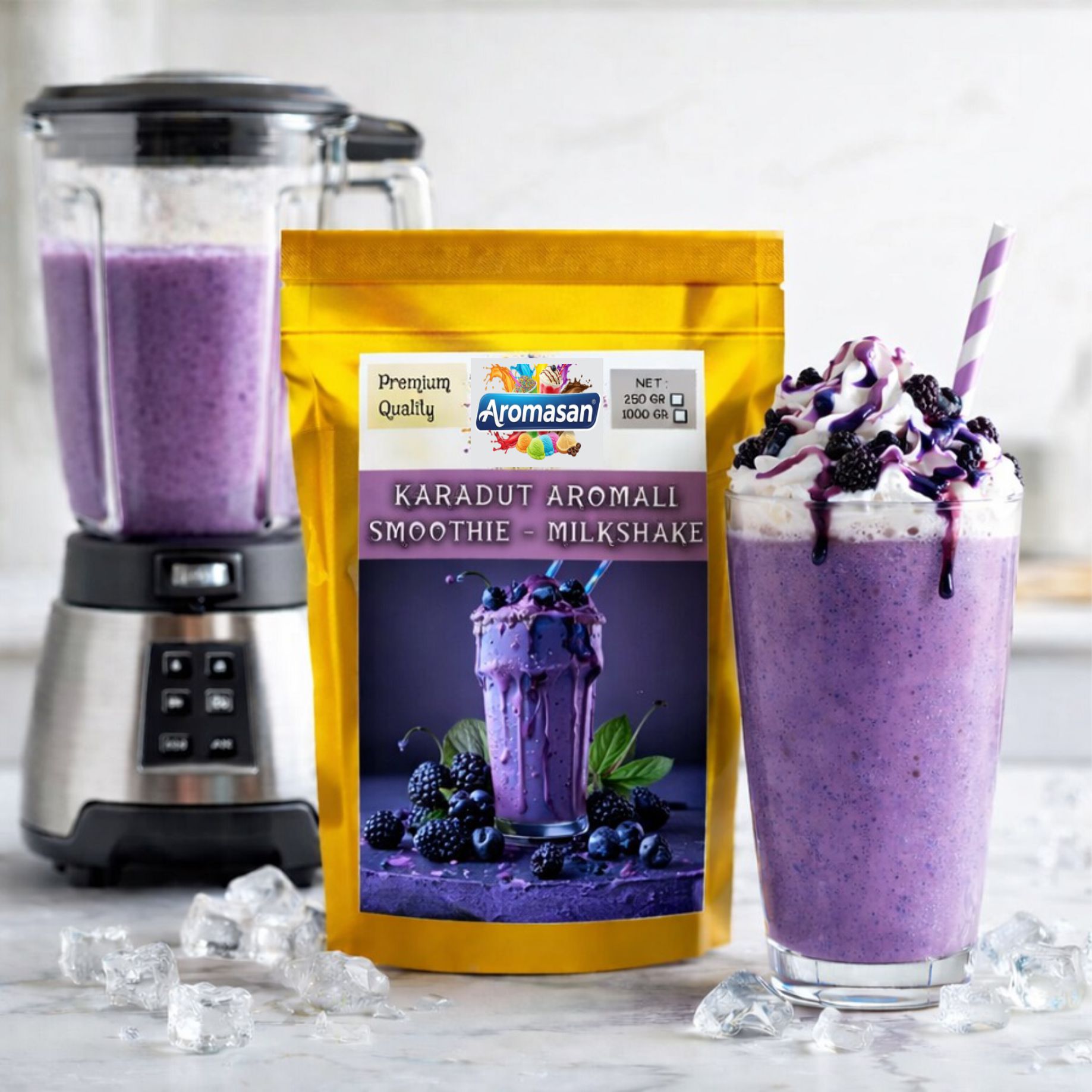 Karadutlu Milkshake Tozu 1 Kg – Yoğun Kıvamlı Meyveli Lezzet ürün görseli