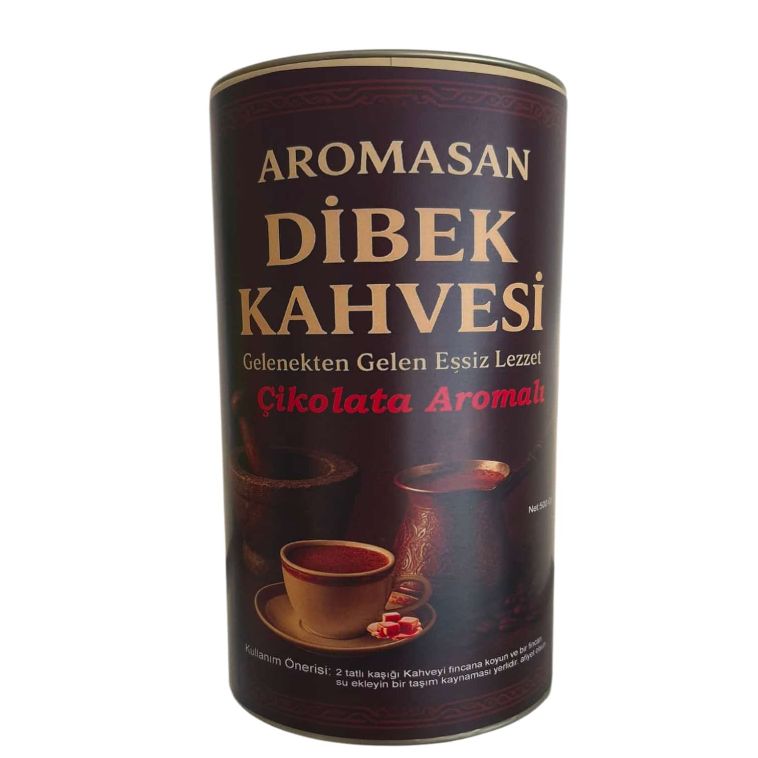 Çikolata Aromalı Dibek Kahvesi 500 gr ürün görseli