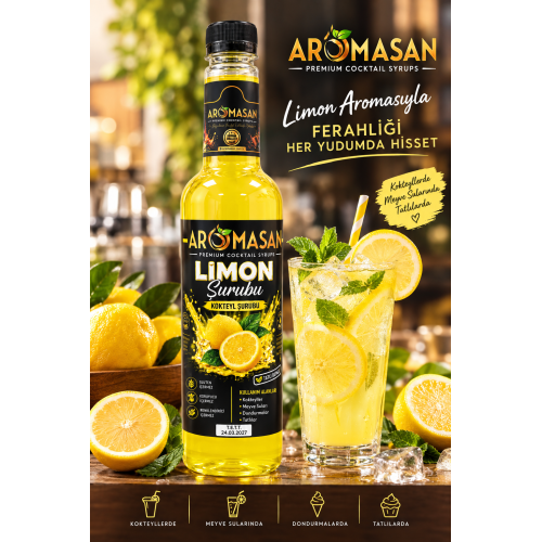 Limon Kokteyl Şurubu 750 ml – Aromasan ürün görseli